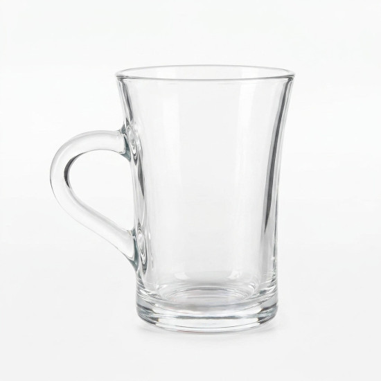 Glass Mug Set - 6 Pcs